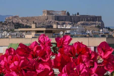 Studio With Private Terrace And View Of Acropolis! Athen Exterior foto